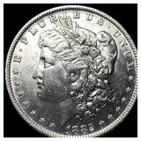 1882-O/S Silver Morgan Dollar CHOICE AU