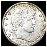 1906-D Barber Quarter