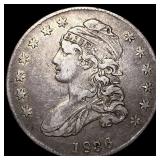 1836 Capped Bust Half Dollar NEARLY UNCIRCULATED