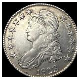 1823 Capped Bust Half Dollar CLOSELY  UNCIRCULATE