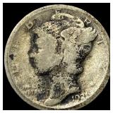 1921 Silver Mercury Dime LIGHTLY CIRCULATED