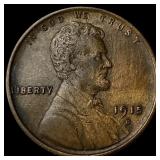 1915-D Lincoln Wheat Cent CHOICE AU