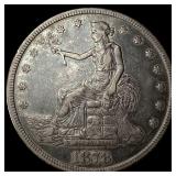 1878-S Silver Trade Dollar NEARLY  UNCIRCULATED