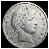 1898-S Silver Barber Half Dollar CLOSELY  UNCIRCU