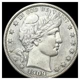 1909 Barber Half Dollar