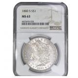 1880-S Morgan Silver Dollar NGC