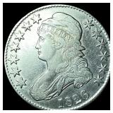 1826 Capped Bust Half Dollar NEARLY  UNCIRCULATED