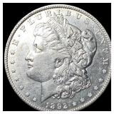 1892 Silver Morgan Dollar CHOICE AU