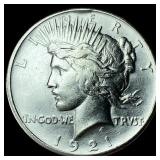 1921 Silver Peace Dollar CLOSELY UNCIRCULATED