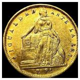 1859 Chile Gold 2 Pesos