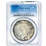 1934-D Silver Peace Dollar PCGS MS64