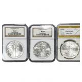 [3] 1989-1990 Silver Eagle PGA/NGC MS69