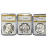 [3] 1881-1902 Morgan Silver Dollar PGA MS64/MS65