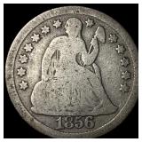 1856 Seated Liberty Dime NICELY CIRCULATED