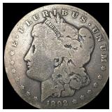 1892-CC Silver Morgan Dollar LIGHTLY  CIRCULATED