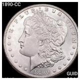 1890-CC Morgan Silver Dollar GEM BU