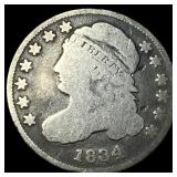 1834 Silver Capped Bust Dime NICELY  CIRCULATED