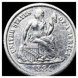 1884 Seated Liberty Dime CLOSELY UNCIRCULATED