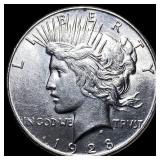 1928-S Silver Peace Dollar UNCIRCULATED