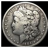 1904 Silver Morgan Dollar LIGHTLY CIRCULATED