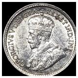 1920 Canada Silver 5 Cents UNCIRCULATED