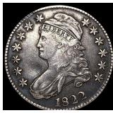 1822 Capped Bust Half Dollar NEARLY UNCIRCULATED