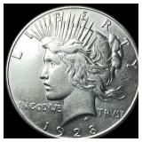 1928 Peace Silver Dollar CHOICE AU