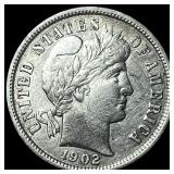 1902 Silver Barber Dime HIGH GRADE