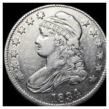 1834 Capped Bust Half Dollar CLOSELY UNCIRCULATED