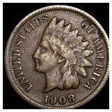 1908-S Indian Head Cent LIGHTLY CIRCULATED