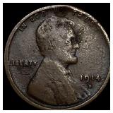1914-D Lincoln Wheat Cent LIGHTLY CIRCULATED