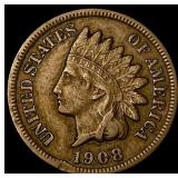 1908-S Indian Head Cent NEARLY UNCIRCULATED