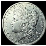 1886 Morgan Silver Dollar CLOSELY UNCIRCULATED