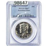 1964 Kennedy Half Dollar PCGS PR67