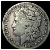 1892-S Silver Morgan Dollar ABOUT UNCIRCULATED