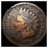 1872 Indian Head Cent NICELY CIRCULATED
