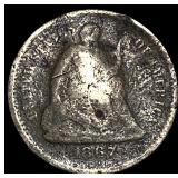 1867 Silver Half Dime HIGH GRADE