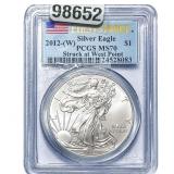 2012-W Silver Eagle PCGS MS70