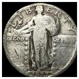 1927-S Silver Standing Liberty Quarter LIGHTLY CIR