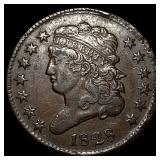 1828 Copper Half Cent CLOSELY UNCIRCULATED