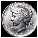 1921 Silver Peace Dollar CLOSELY UNCIRCULATED