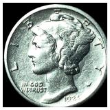 1924-S Silver Mercury Dime CLOSELY  UNCIRCULATED