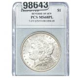 1879-S 7TF PCS MS68 PL