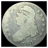 1811 Capped Bust Half Dollar NICELY CIRCULATED