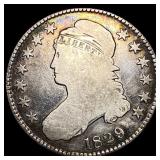 1829 Capped Bust Half Dollar LIGHTLY CIRCULATED