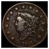 1831 Coronet Head Large Cent NEARLY UNCIRCULATED