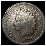 1869 Indian Head Cent NICELY CIRCULATED