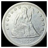 1877 Seated Liberty Quarter CLOSELY  UNCIRCULATED