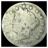 1886 Liberty Head Nickel NICELY CIRCULATED