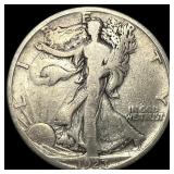 1923-S Silver Walking Liberty Half Dollar  NICELY